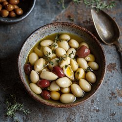 Haricots plats à l'huile d'olive