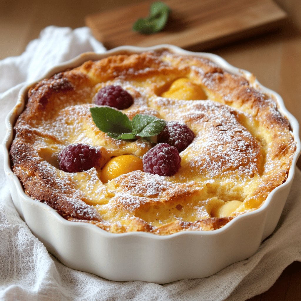 Clafoutis ultra facile aux abricots