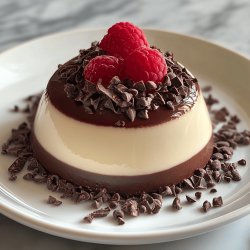 Panna cotta duo de chocolats au Thermomix