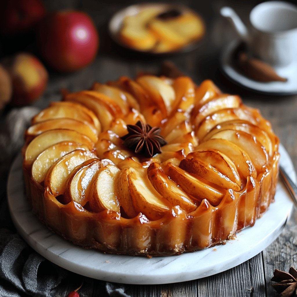 Gâteau au yaourt pomme cannelle