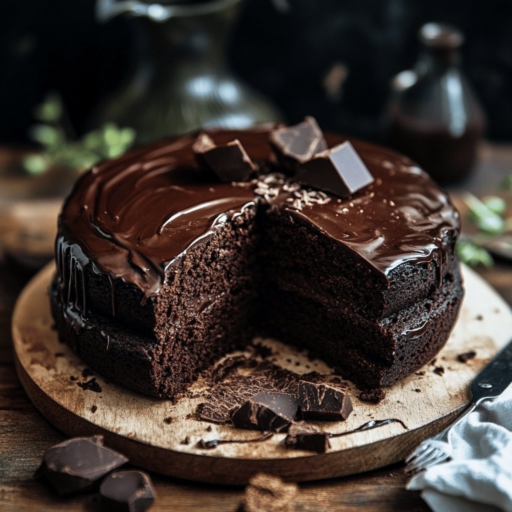 Gâteau au chocolat moelleux