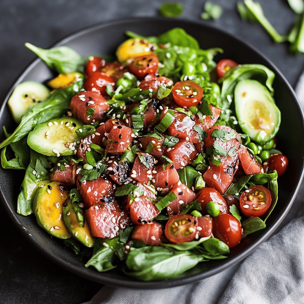 Ahi Poke Salad