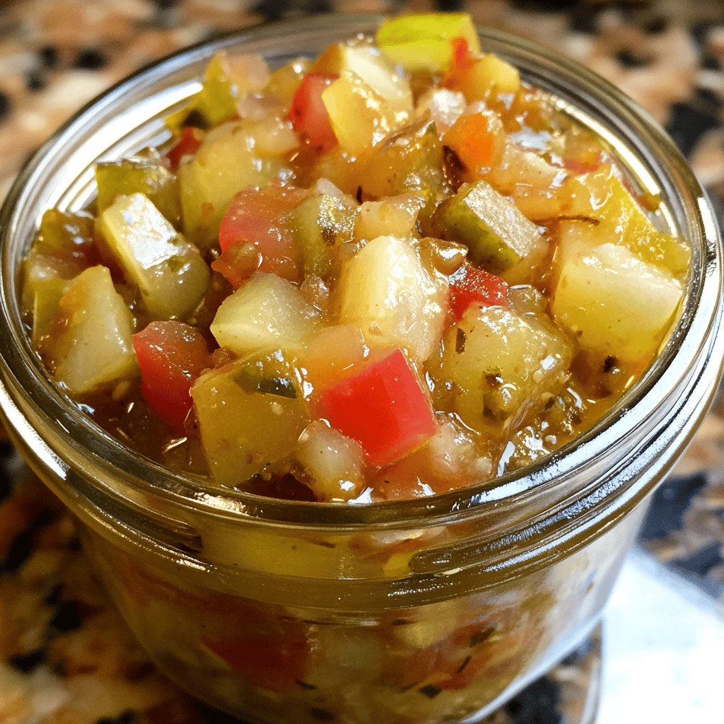 Delicious Homemade Relish