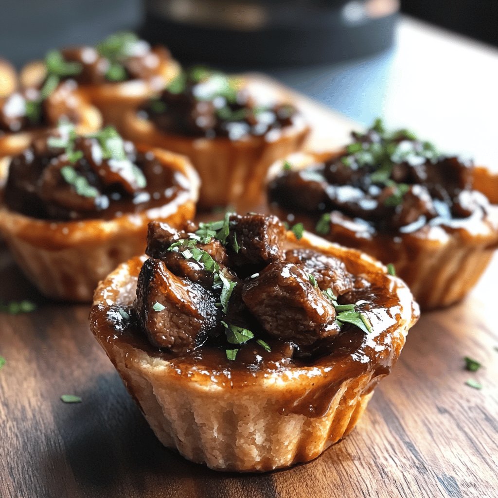 Barbecue Beef Cups