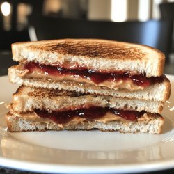 Grilled Peanut Butter and Jelly Sandwich