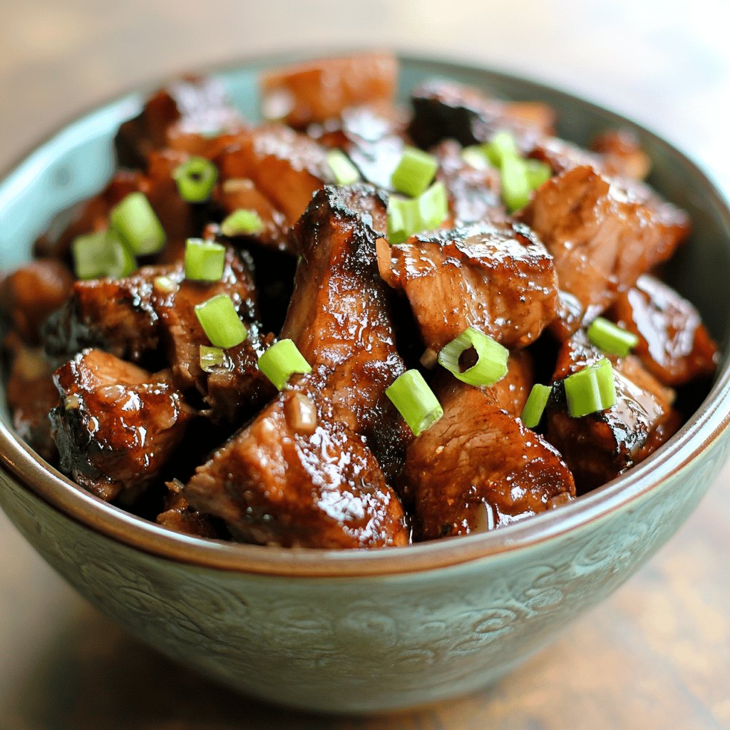 Slow Cooker Pork Rib Tips