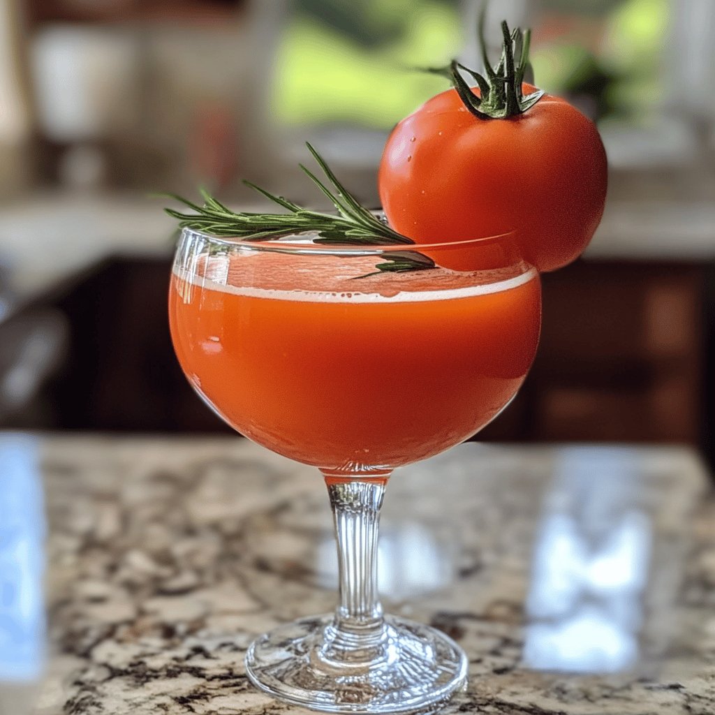 Homemade Tomato Juice Cocktail