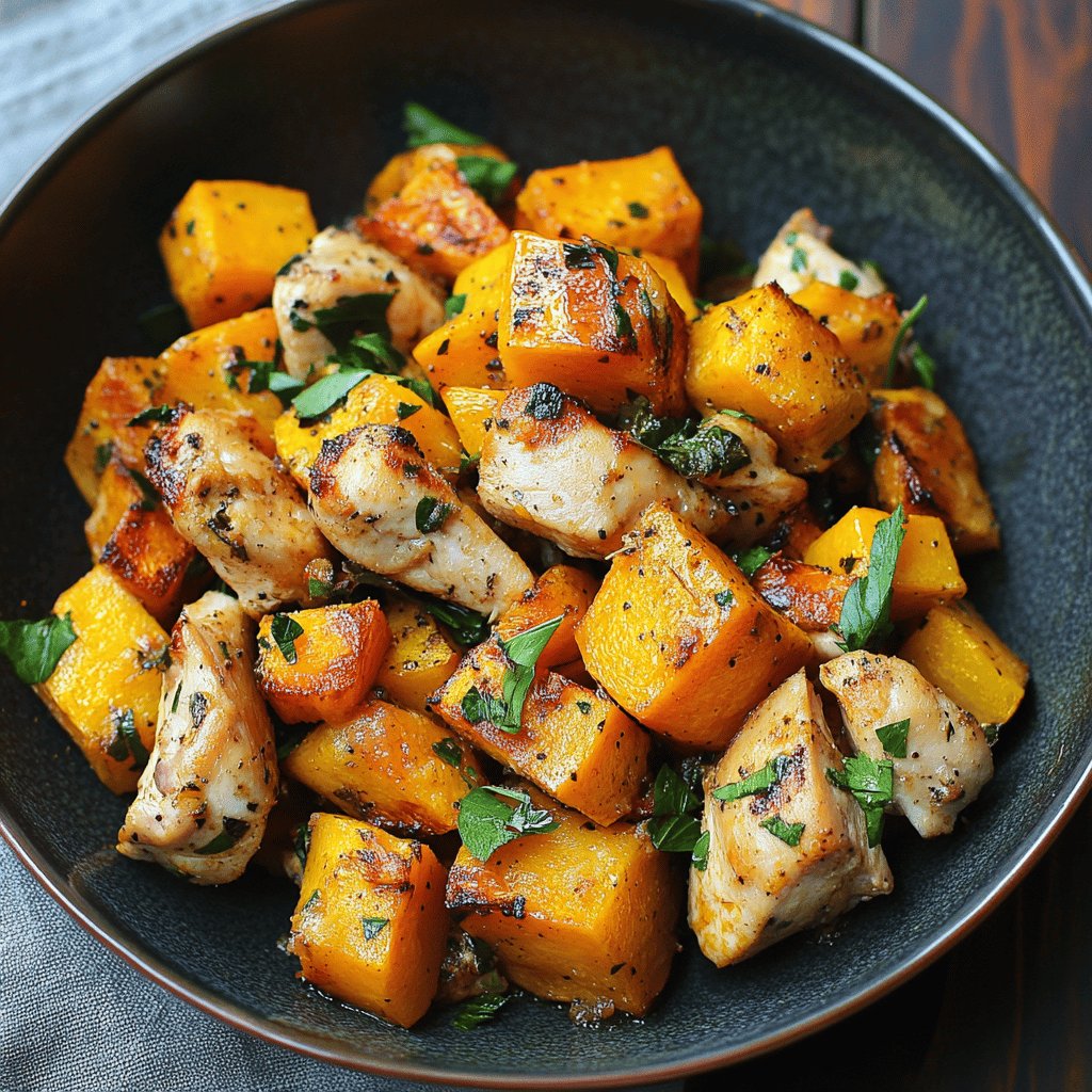 Calabaza Squash and Chicken