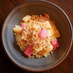 Crumble pomme-rhubarbe