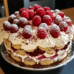 Tiramisu aux framboises