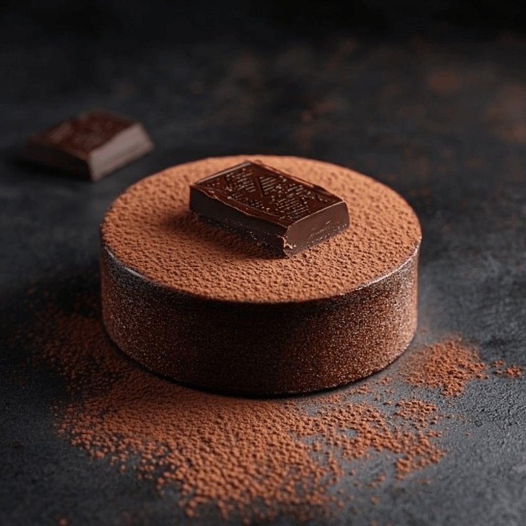 Gâteau au chocolat en poudre