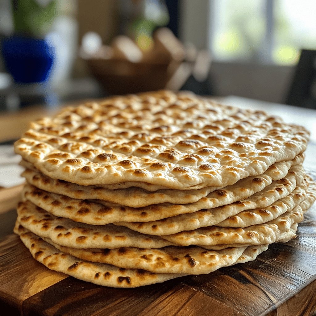 Simple Matzah Bread