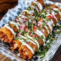 Crispy Chicken Taquitos