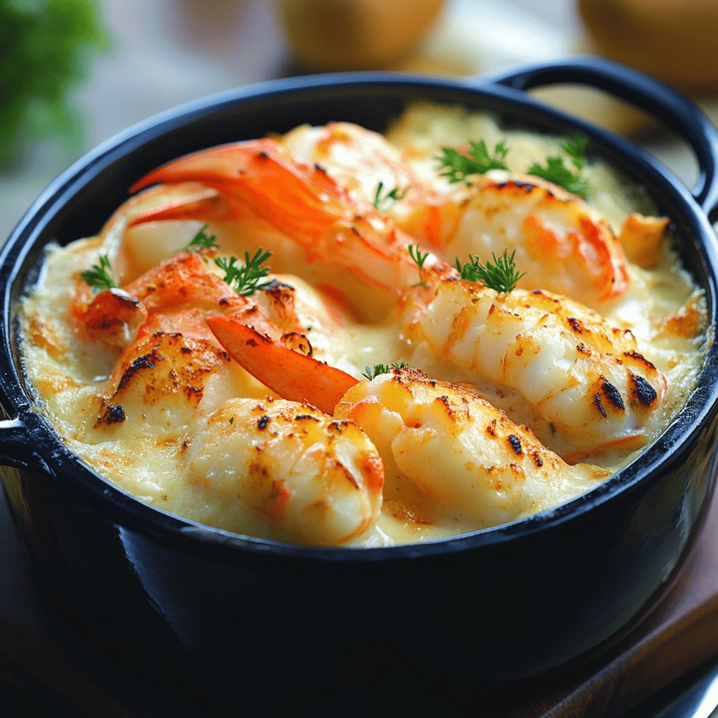 Gratin de fruits de mer