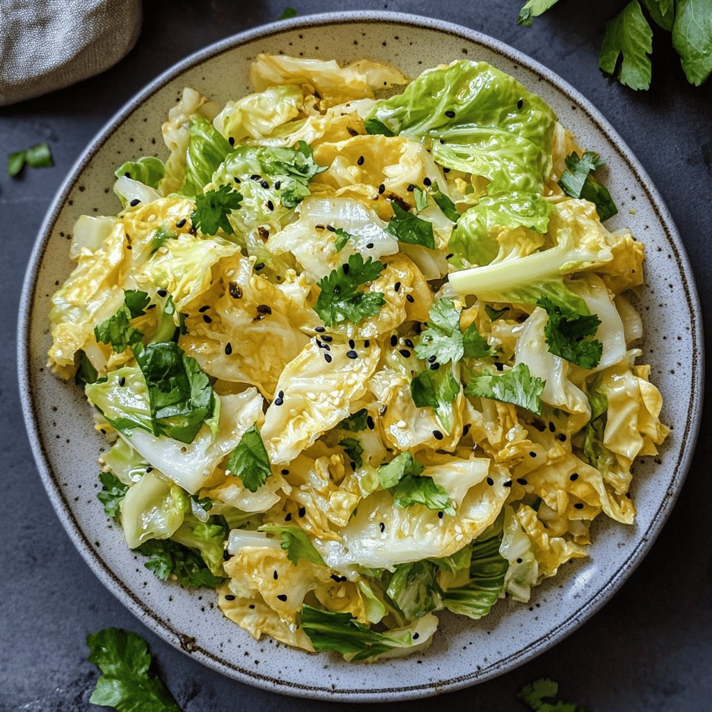 Simple Stir-Fried Cabbage