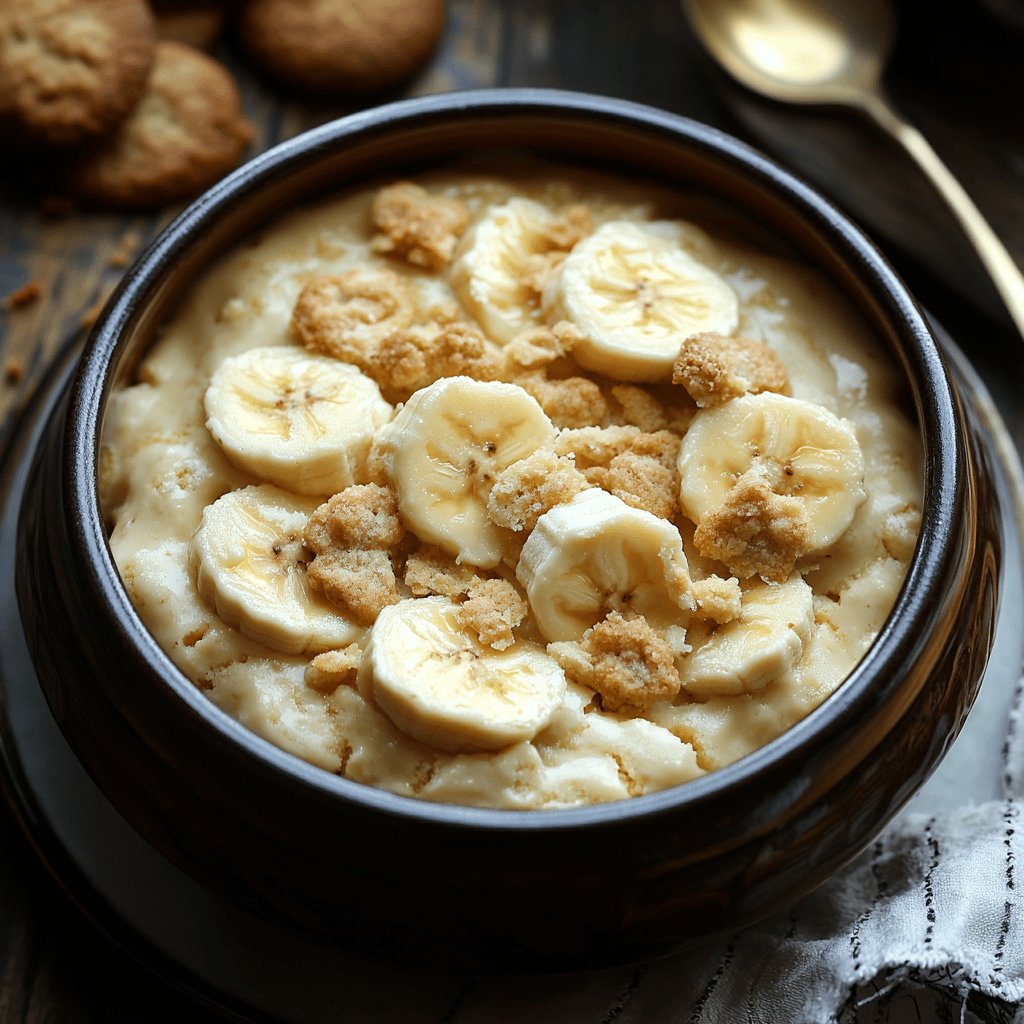 Banana Pudding with Butter Cookies