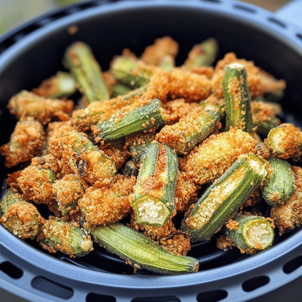 Crispy Air Fryer Okra