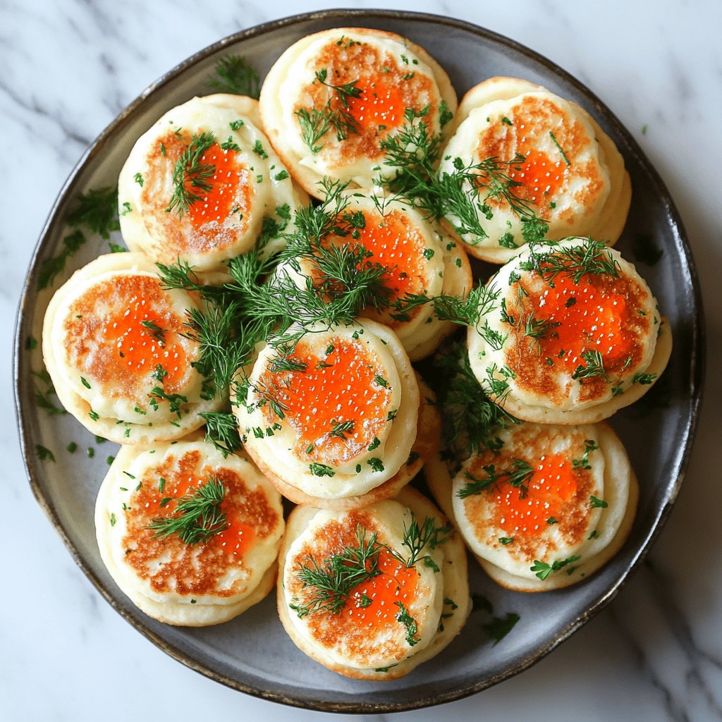 Traditional Russian Blinis