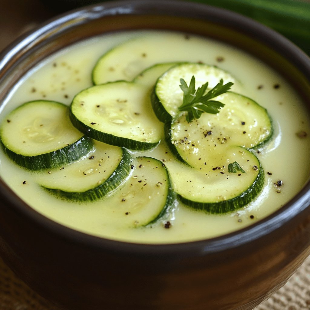 Velouté de courgettes