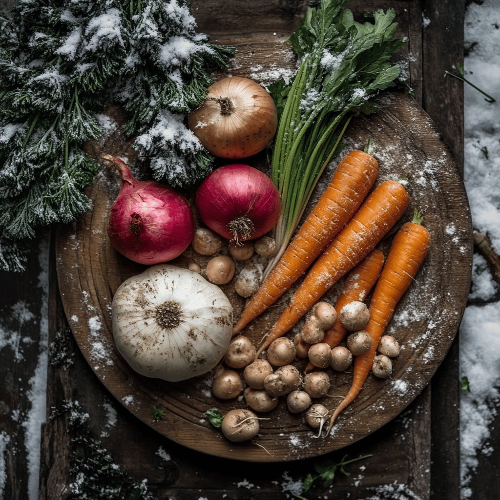 Crozets aux légumes d'hiver