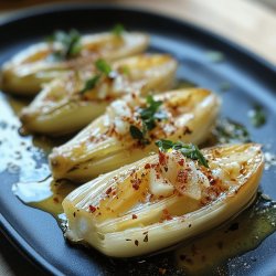 Endives caramélisées au four