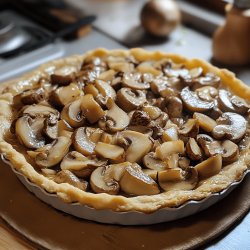 Tarte aux champignons