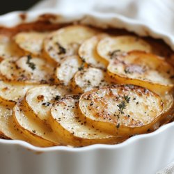 Gratin de pommes de terre au figatellu