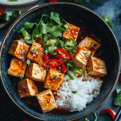 Tofu mariné délicieux