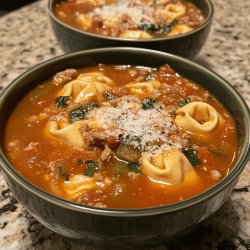 Italian Sausage Tortellini Soup