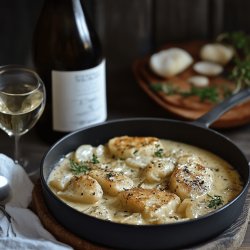 Sauce à l'échalote et vin blanc