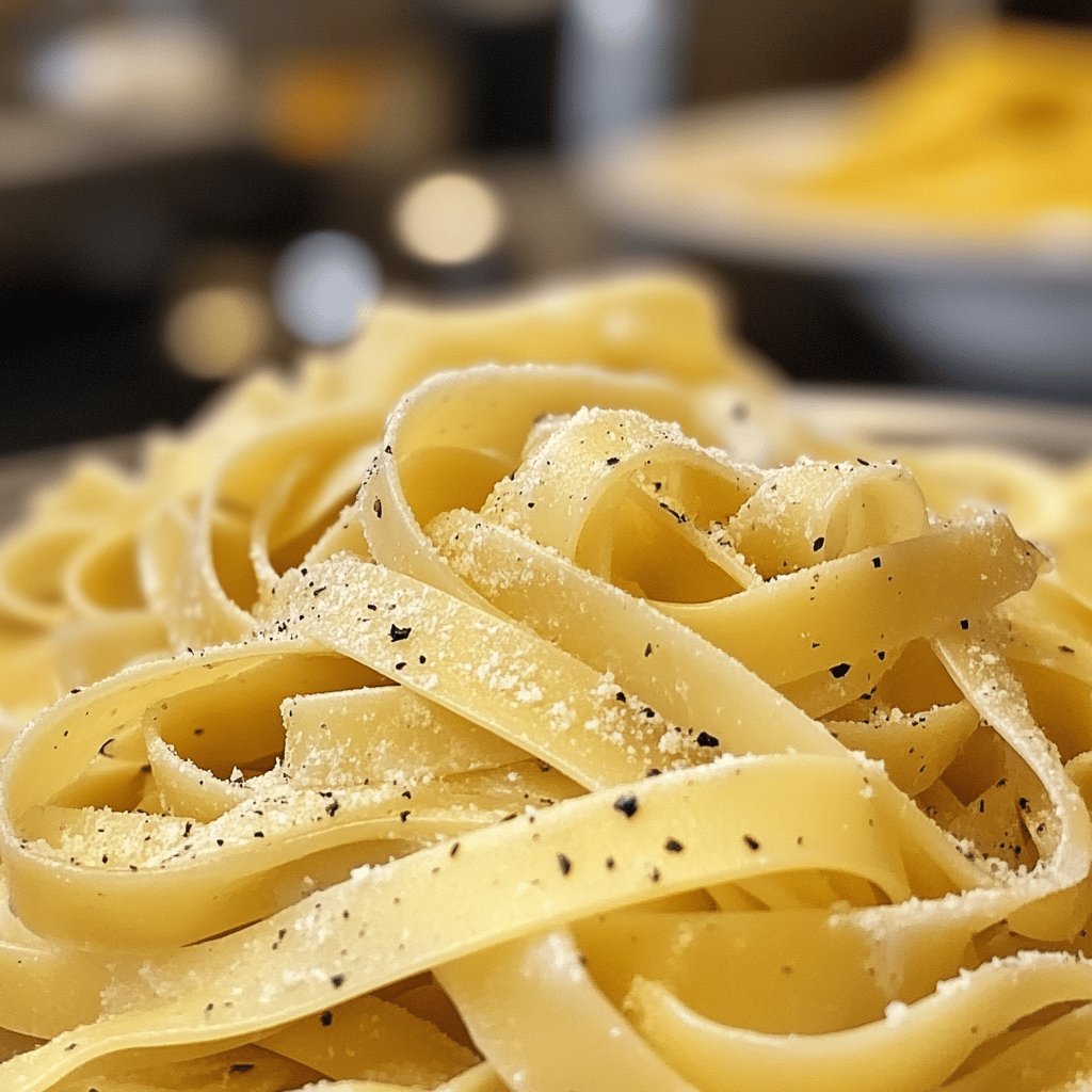 Tagliatelles à la carbonara rapide