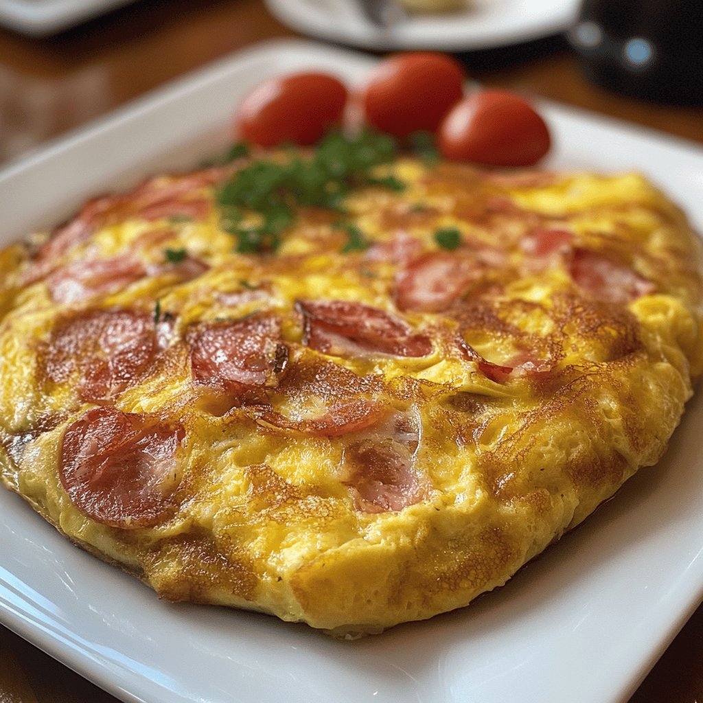 Omelette espagnole traditionnelle