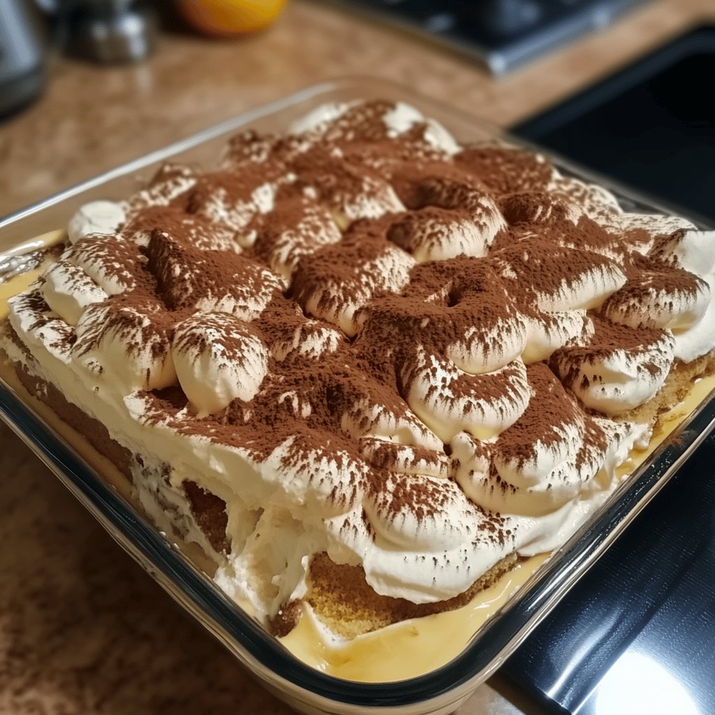 Tiramisu classique sans alcool