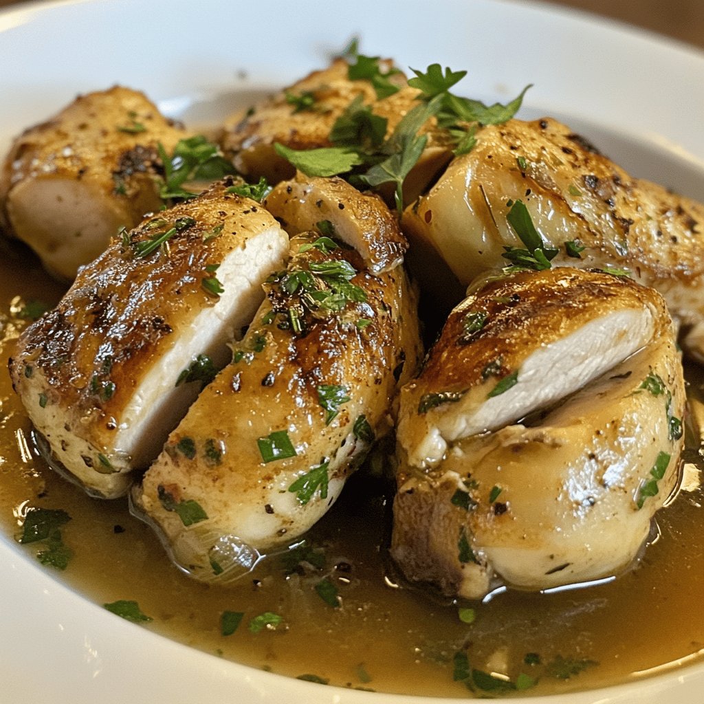 Poulet au cidre rapide
