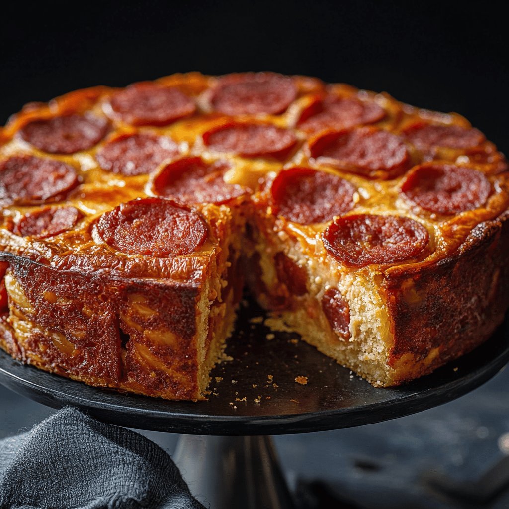 Cake au chorizo maison