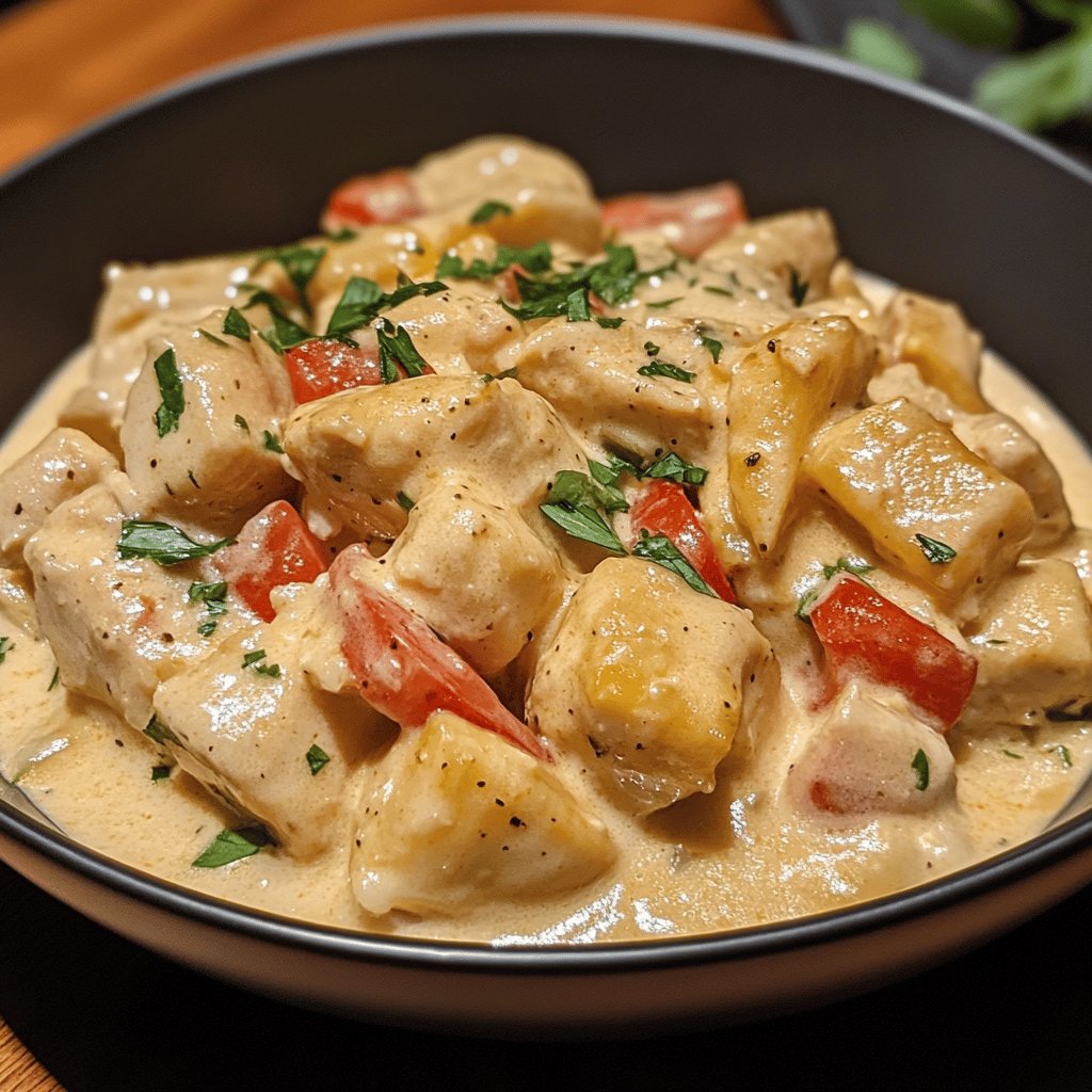 Creamy Chicken Riggies