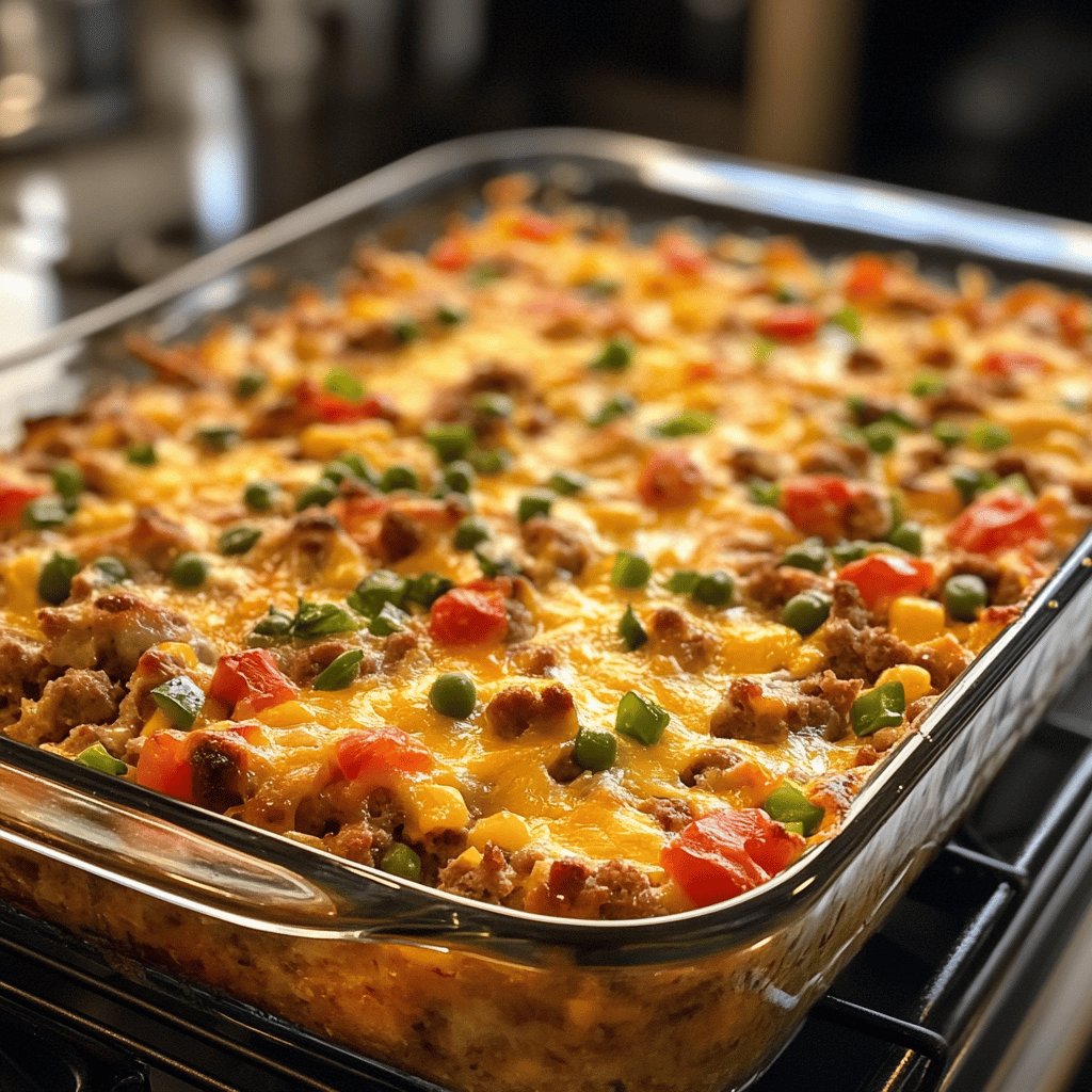 Hearty Breakfast Sausage Casserole