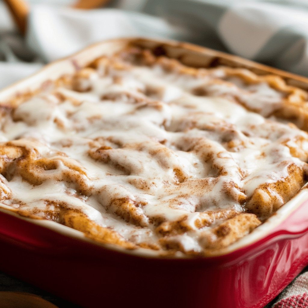 Easy Cinnamon Roll Casserole