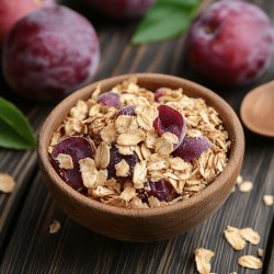 Delicious Plum Crisp