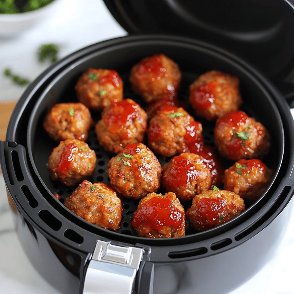 Air Fryer Meatballs