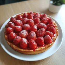 Tarte aux fraises facile sans cuisson