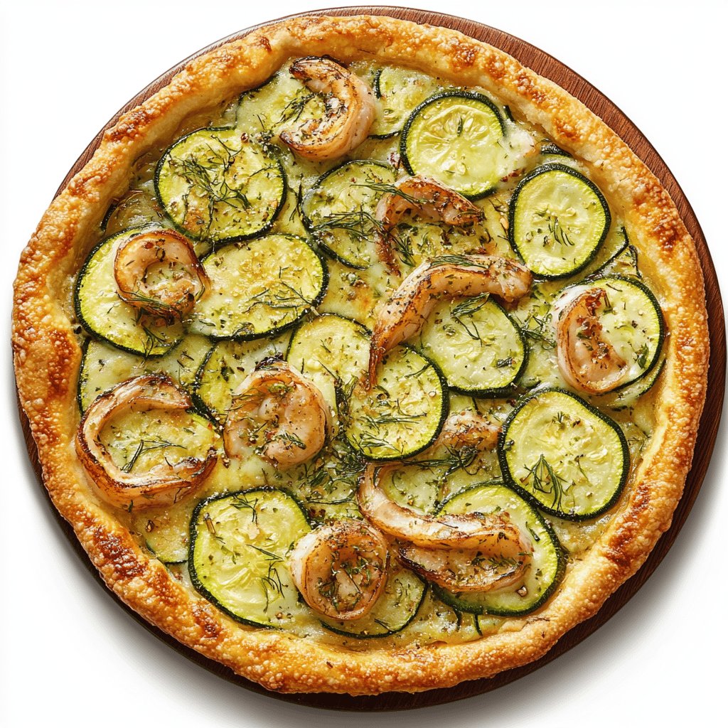 Tarte thon et courgettes