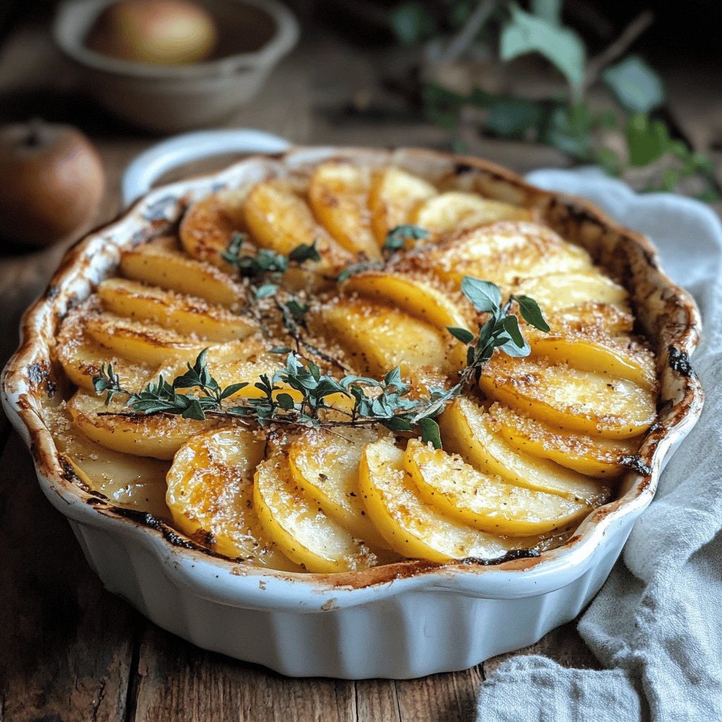 Poêlée de pommes caramélisées