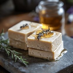 Bricks de chèvre au miel et romarin