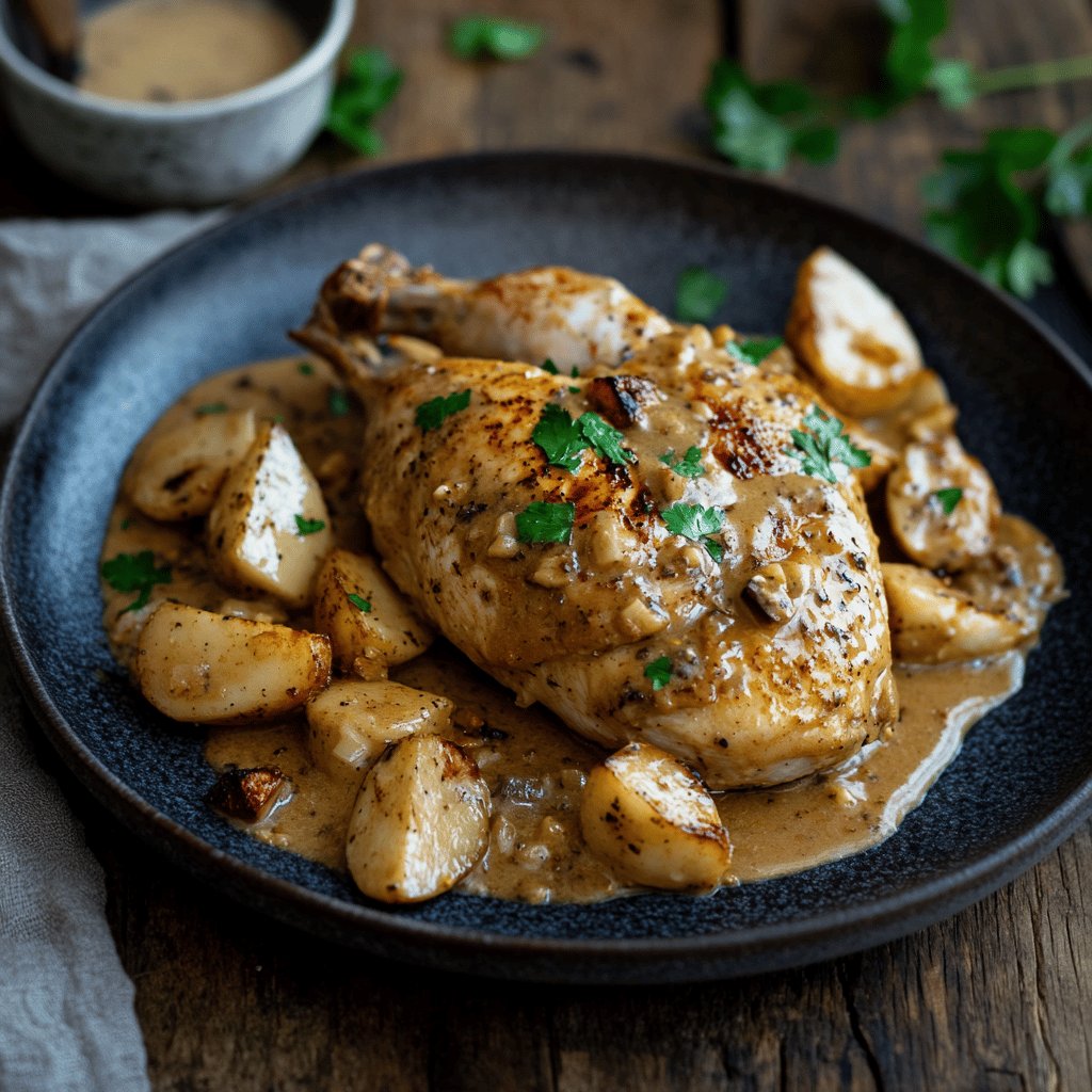 Poulet au beurre de cacahuète