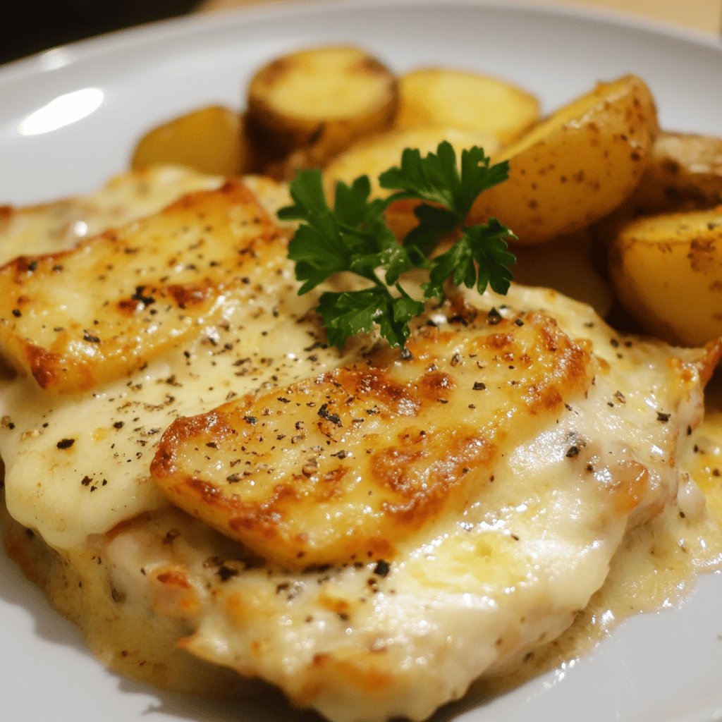 Gratin d'andouillette et pommes de terre