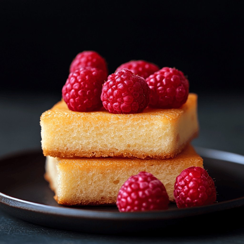 Financiers aux framboises