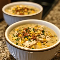 Simple Chicken and Corn Chowder