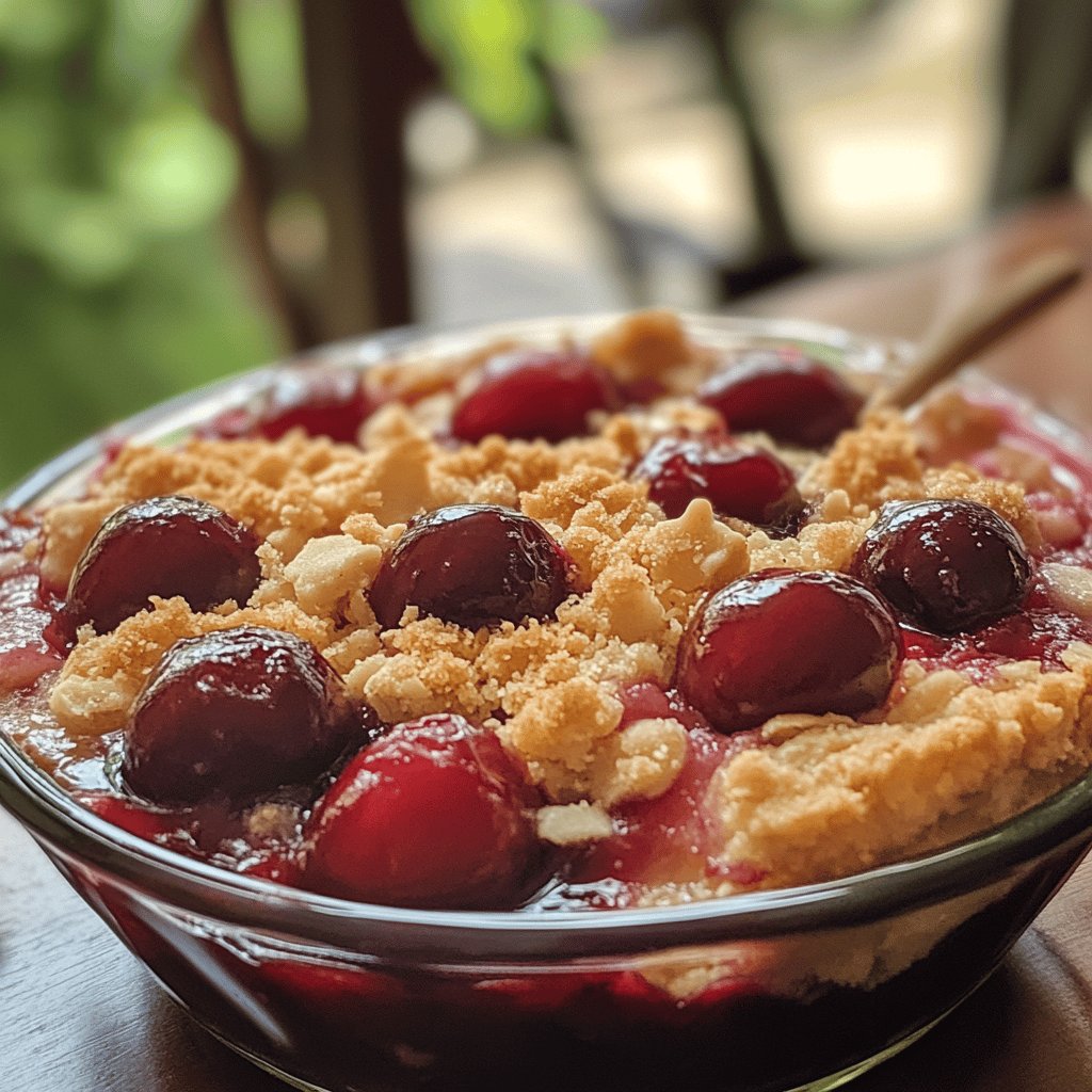 Fresh Cherry Cobbler