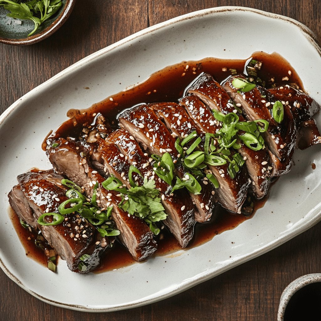 Duck with Honey, Soy, and Ginger